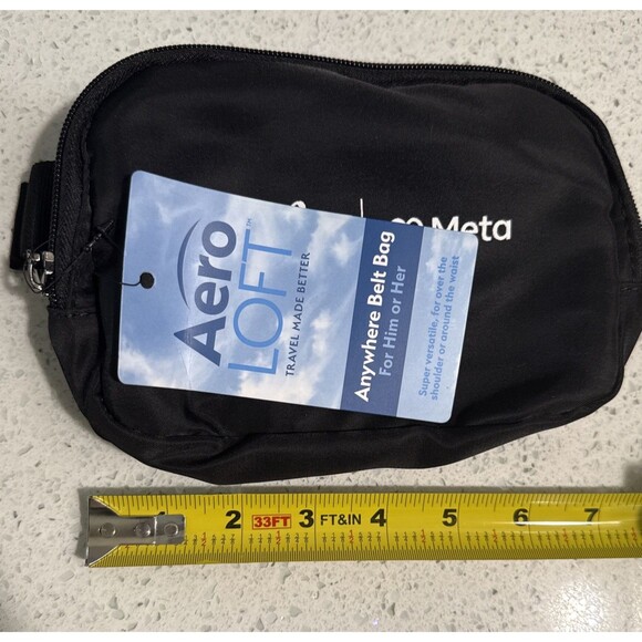 Aeroloft Ray Ban Meta Anywhere Belt Shoulder Waist Bag Travel Unisex Black NWT - Picture 8 of 9